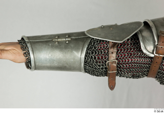  Photos Medieval Guard in mail armor 3 Medieval clothing Medieval soldier arm plate armor 0003.jpg